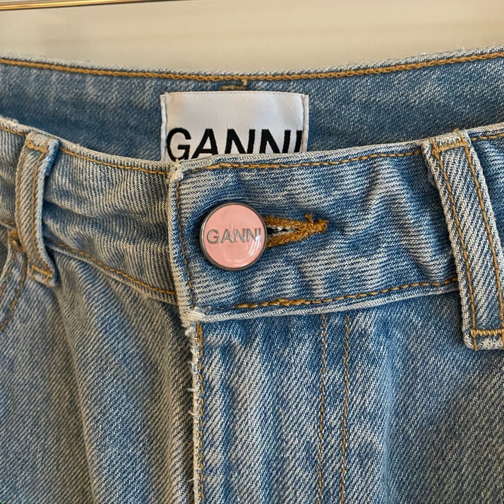 GANNI MISY CROPPED JEANS